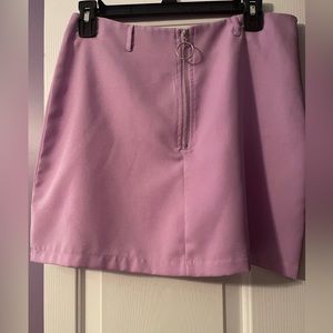 Purple mini skirt